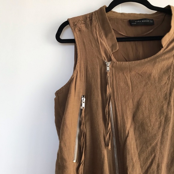ZARA | TWO-LAYER VEST - Picture 4 of 6